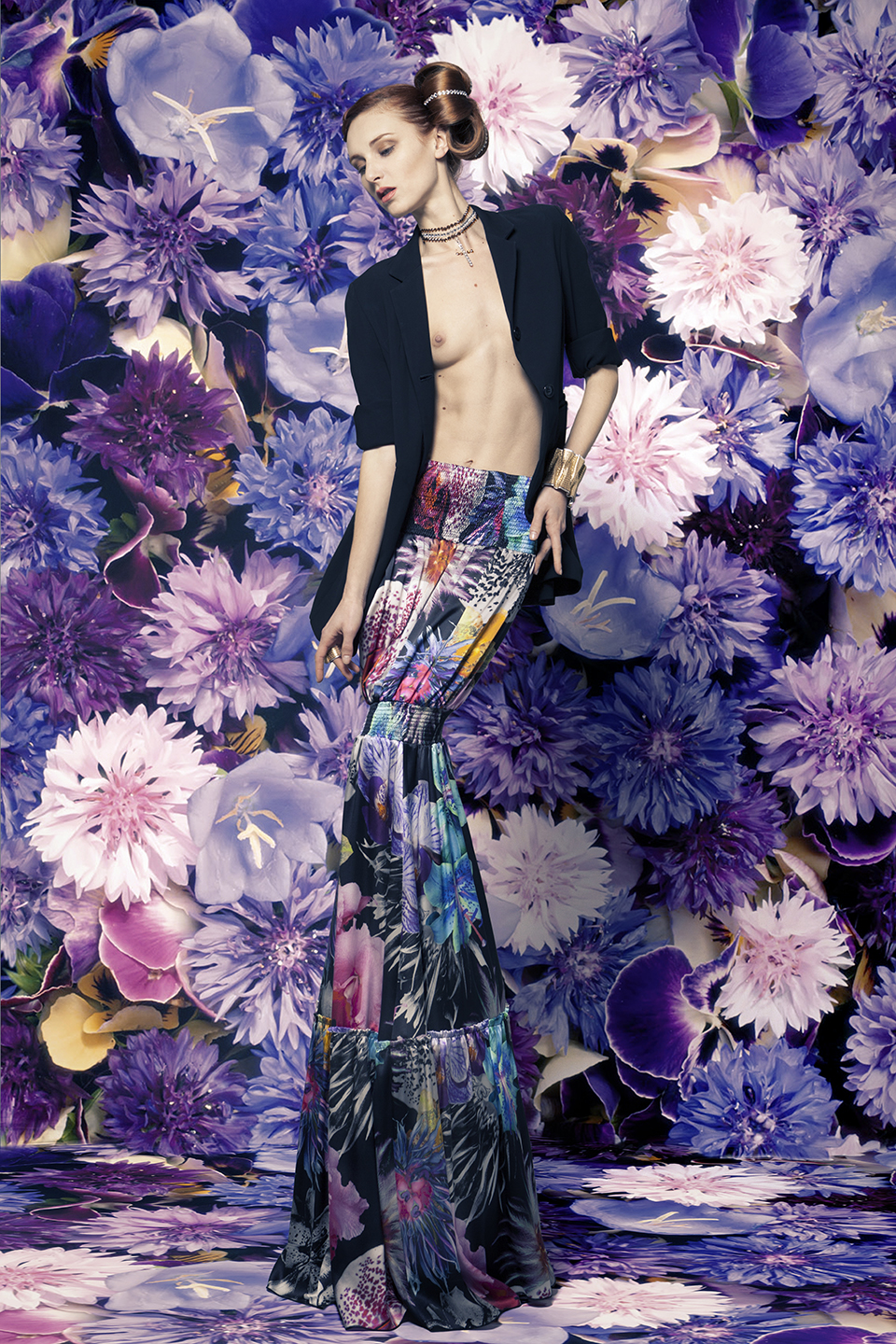 Flower Power - fashion editorial for Stilo Magazine - Galli / Trevisan photographers