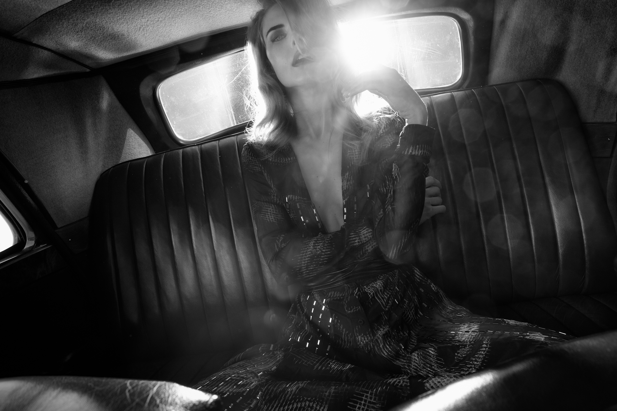 A Touch of Noir - Fashion editorial for Switch Magazine - Galli / Trevisan photographers